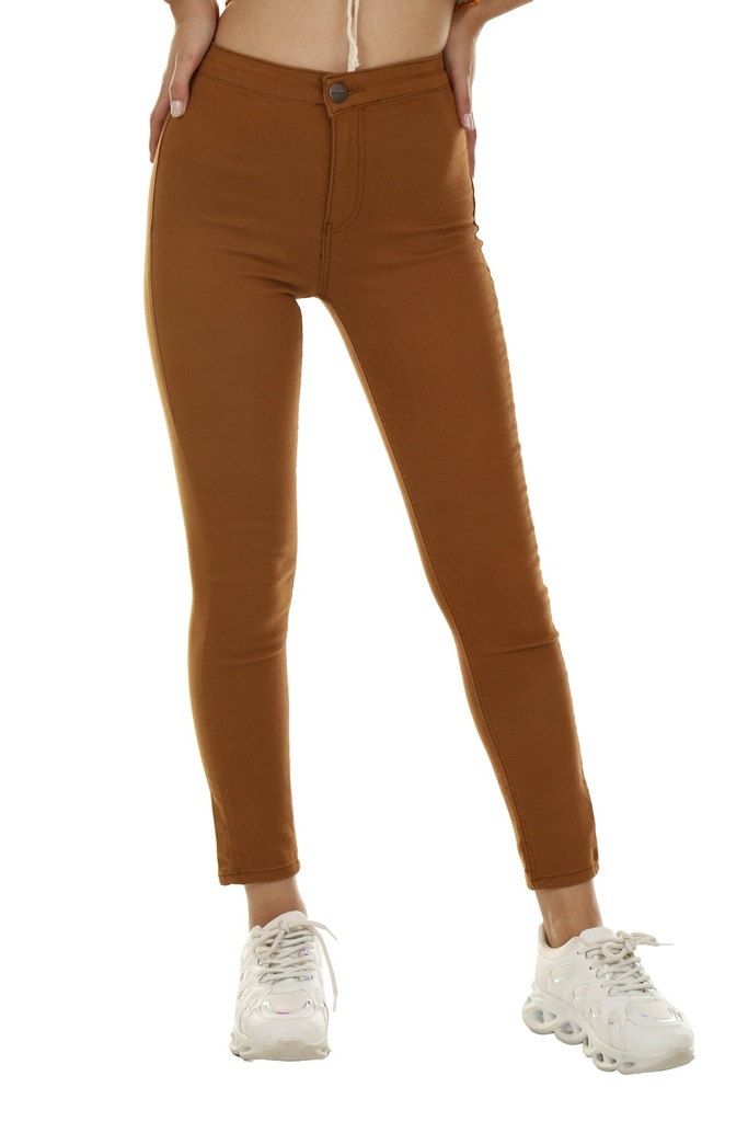 Rust slim trousers