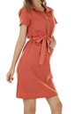 [CR-2241] Coral shirt dress